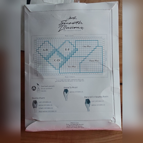 THREE (3) COLOR CONTROL TOP PANTYHOSE/TIGHTS  B - Picture 3 of 4